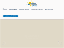 Tablet Screenshot of capsolaire.com